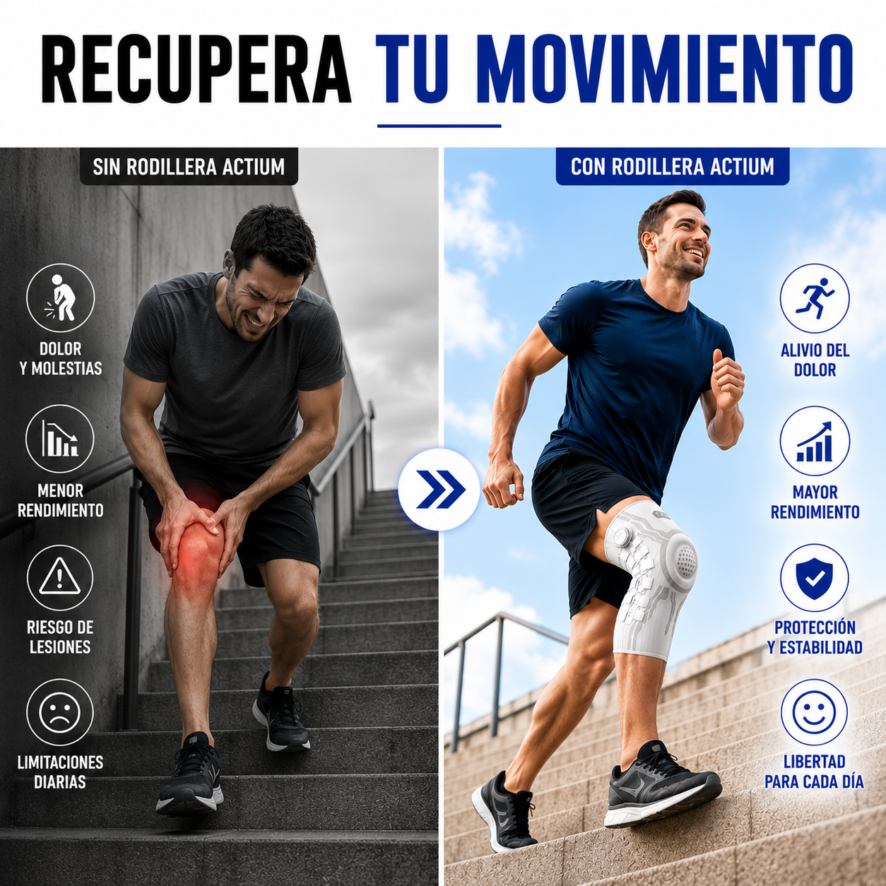 Actium Knee™️ | Rodillera con Dial