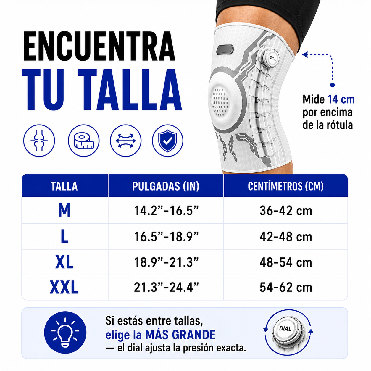 Actium Knee™️ | Rodillera con Dial